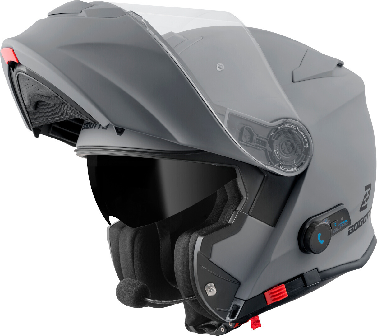 Bogotto H271 BT Bluetooth Casco Grigio opaco M Figura 1
