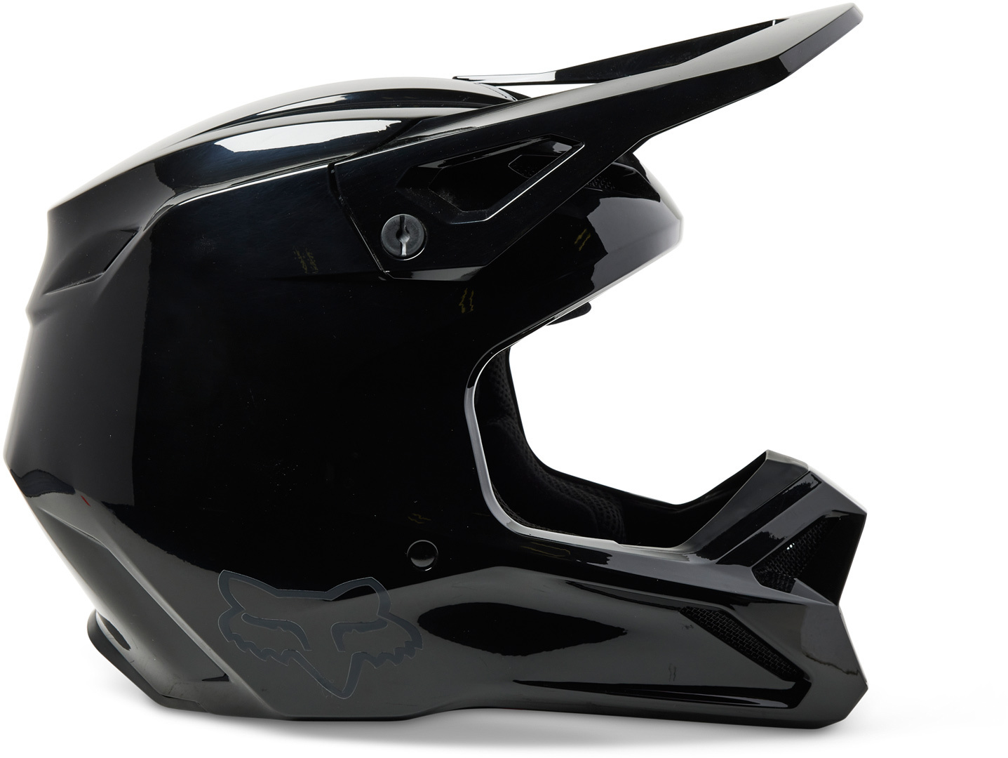 FOX V1 Solid Casque de motocross noir L (59/60) Figure 5