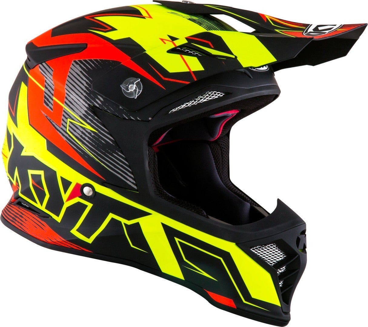KYT Skyhawk Digger Capacete de motocross amarelo/laranja M (57/58) Figura 1