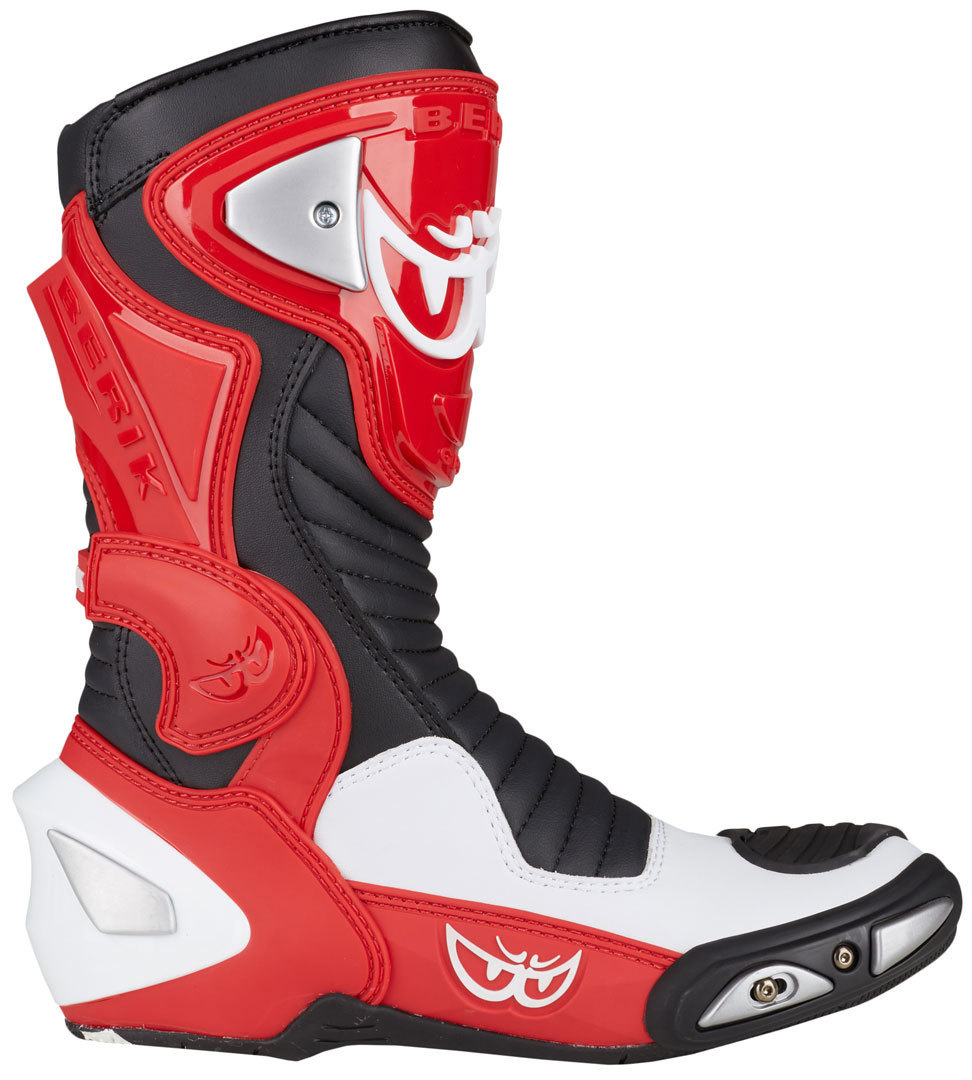Berik Race-X Racing Motorcycle Boots red/white/black 40 Figure 2