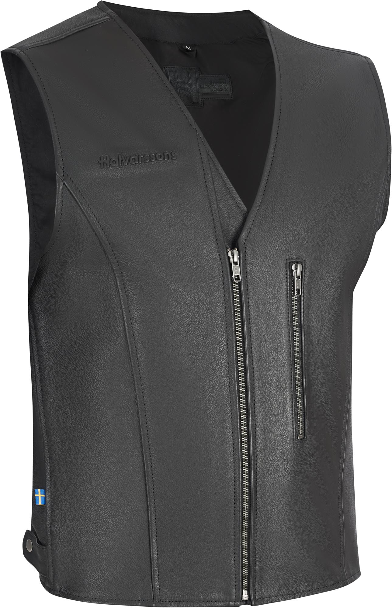 Halvarsssons Vassbo Motorcykellædervest 3XL Figur 3