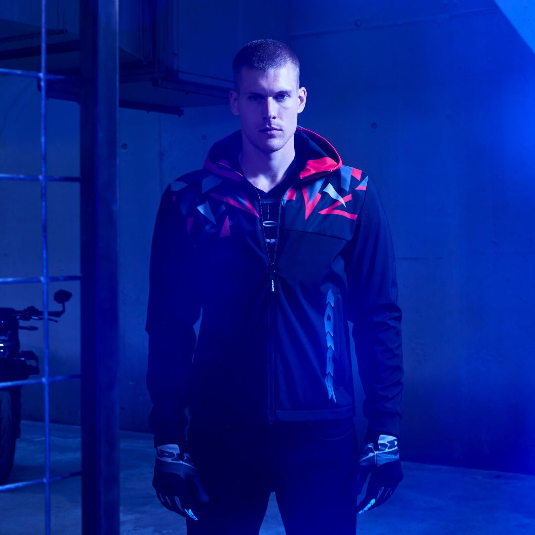 Side view of Spidi Evo Sport Motorcycle Hoodie
