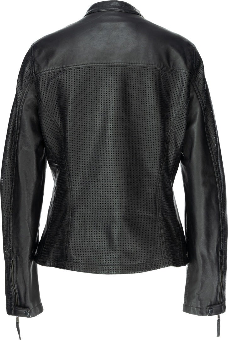Blauer USA Miller Geperforeerde dames leren jack Zwart S Figuur 2