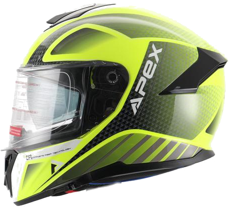 APEX FT300 New York Hjälm svart/gul S (55/56) Figur 1