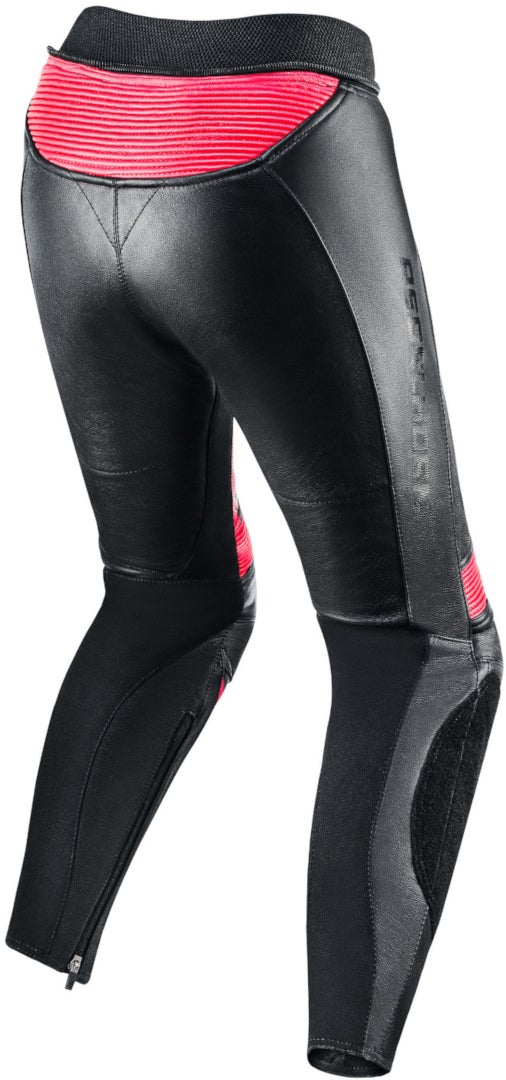 Rebelhorn Rebel Damer Motorcykel læderbukser sort/pink 40 Figur 2