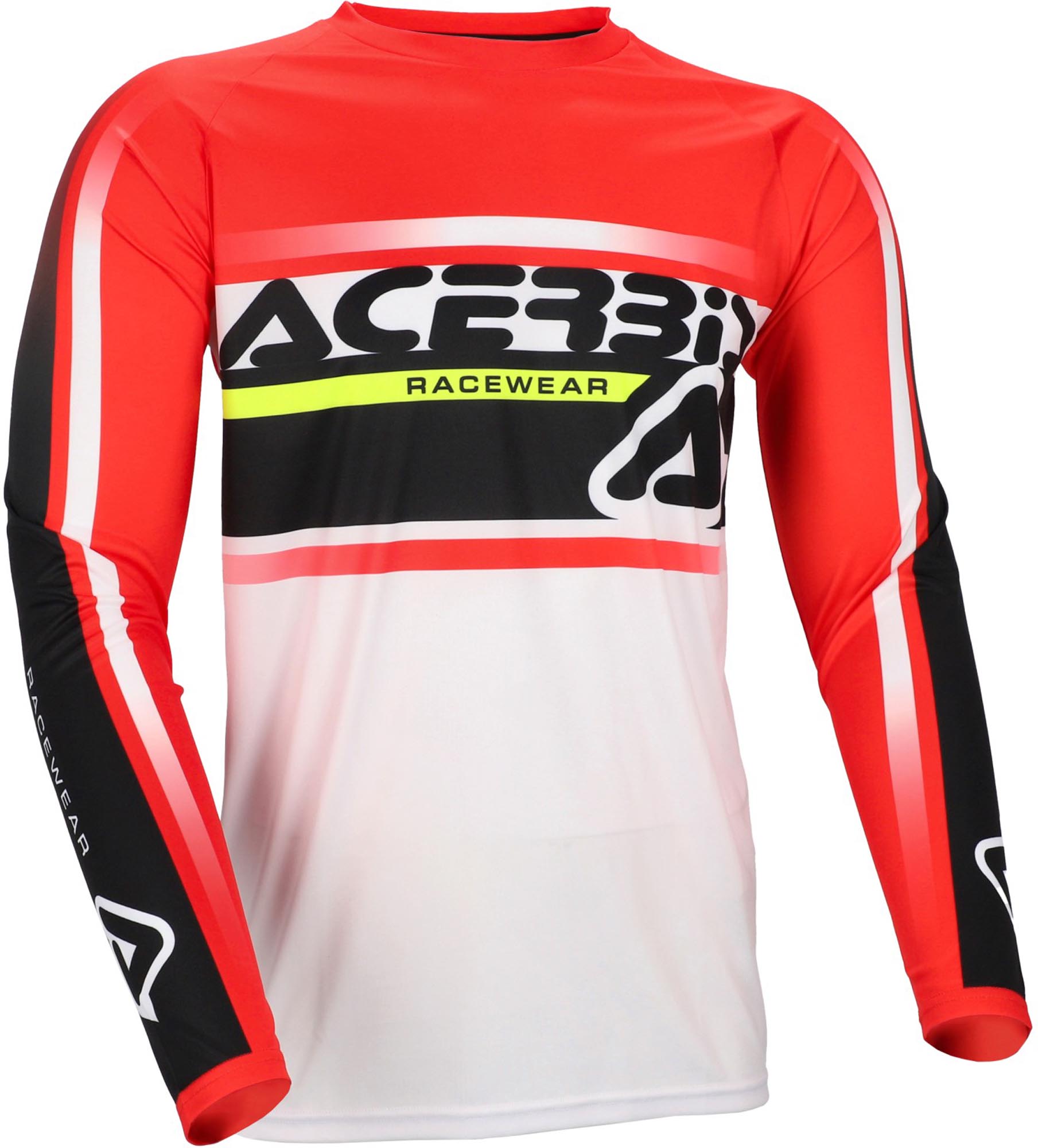 Acerbis MX Linear Lugo Motorcross Jersey rood/wit 3XL Figuur 1