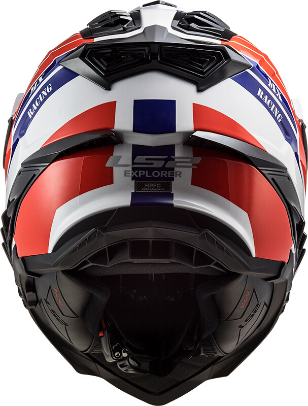 LS2 MX701 Explorer HPFC Atlantis Motocross Helmet white/red/blue L (59/60) Figure 3