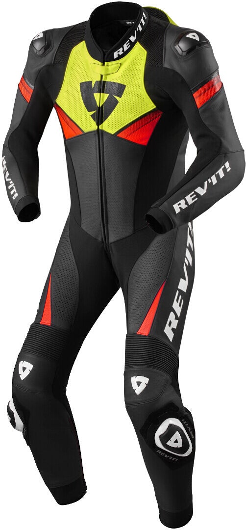 Revit Argon 2 Revit-Argon-2-1pcs-Moto-Lthr-Suit nero/rosso/giallo 48 Figura 1