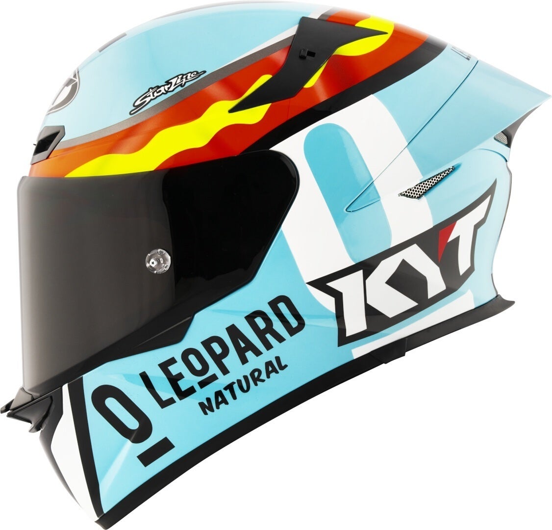 KYT TT-Revo Leopard Replica Helm rot/gelb S (55/56) Abbildung 5