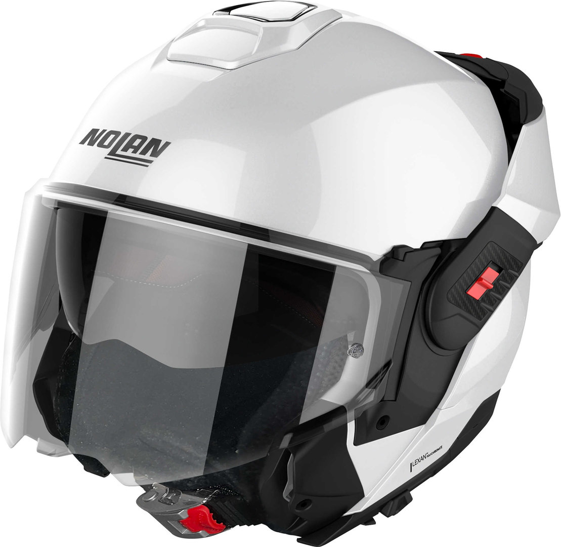 Nolan N120-1 06 Classic N-Com Helm Wit metallic Verlies (60) Figuur 2