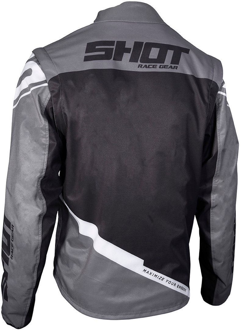Shot Softshell Lite Motocross jakke sort/grå M Figur 2