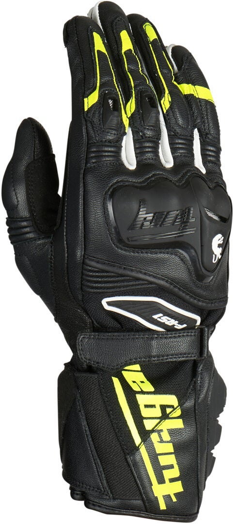Furygan F-RS1 Motorcykel handsker sort/hvid/neongul M Figur 1