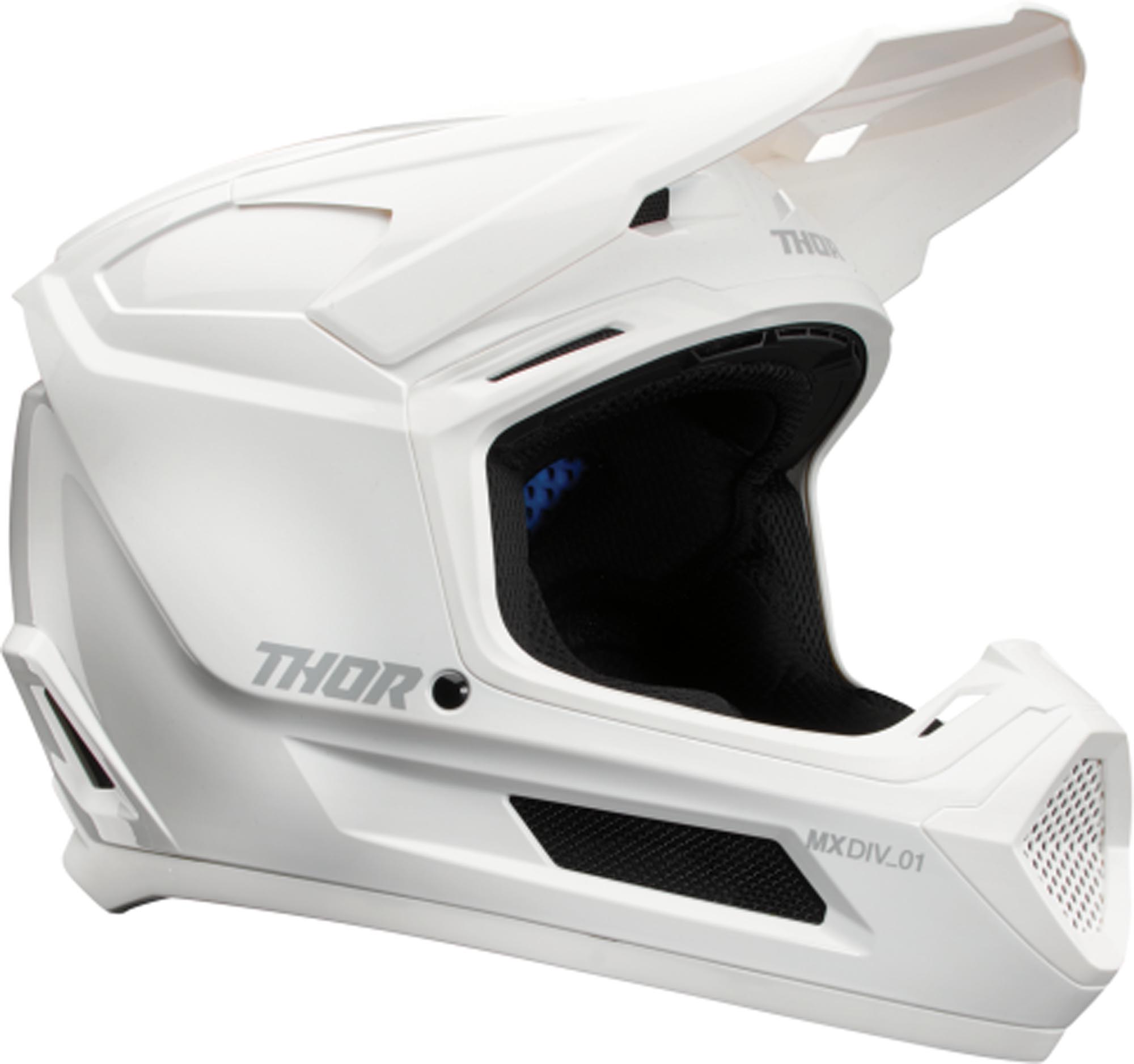 Thor Fleet Casco da motocross Bianco M (57/58) Figura 1