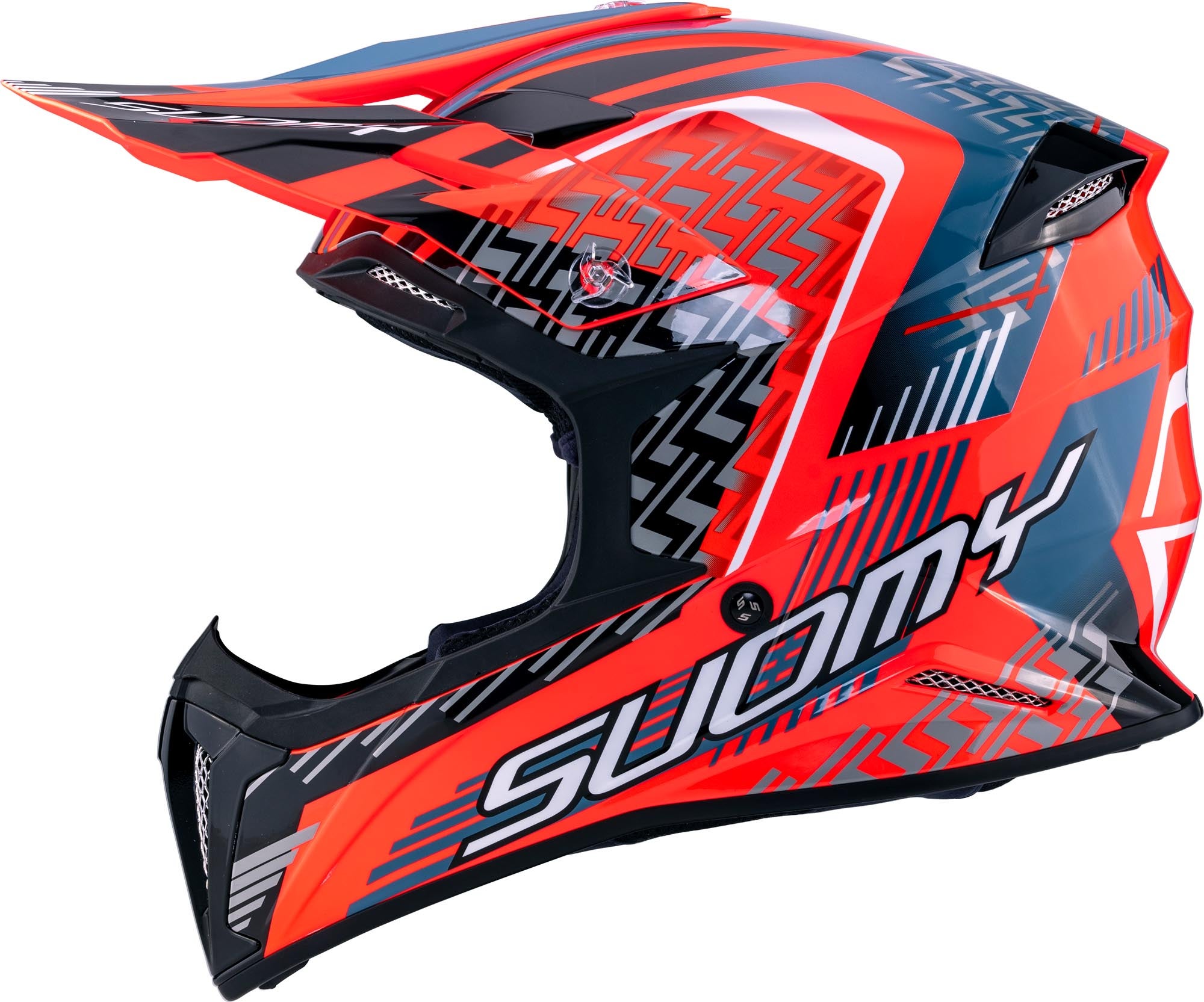 Suomy X-Wing Motley Motocross Helmet black/red L (59/60) Figure 2