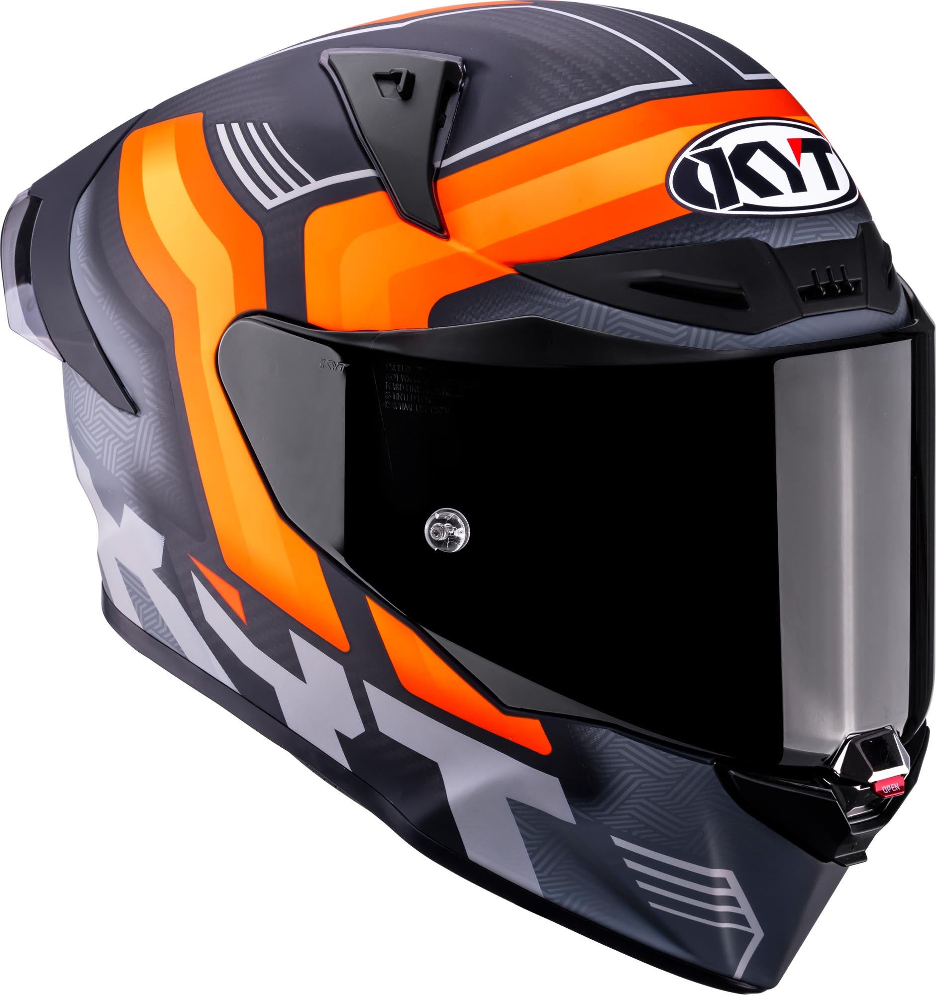 KYT R1R Carbon Accelerator Helma Carbon/Orange S (53/54) Obrázek 7