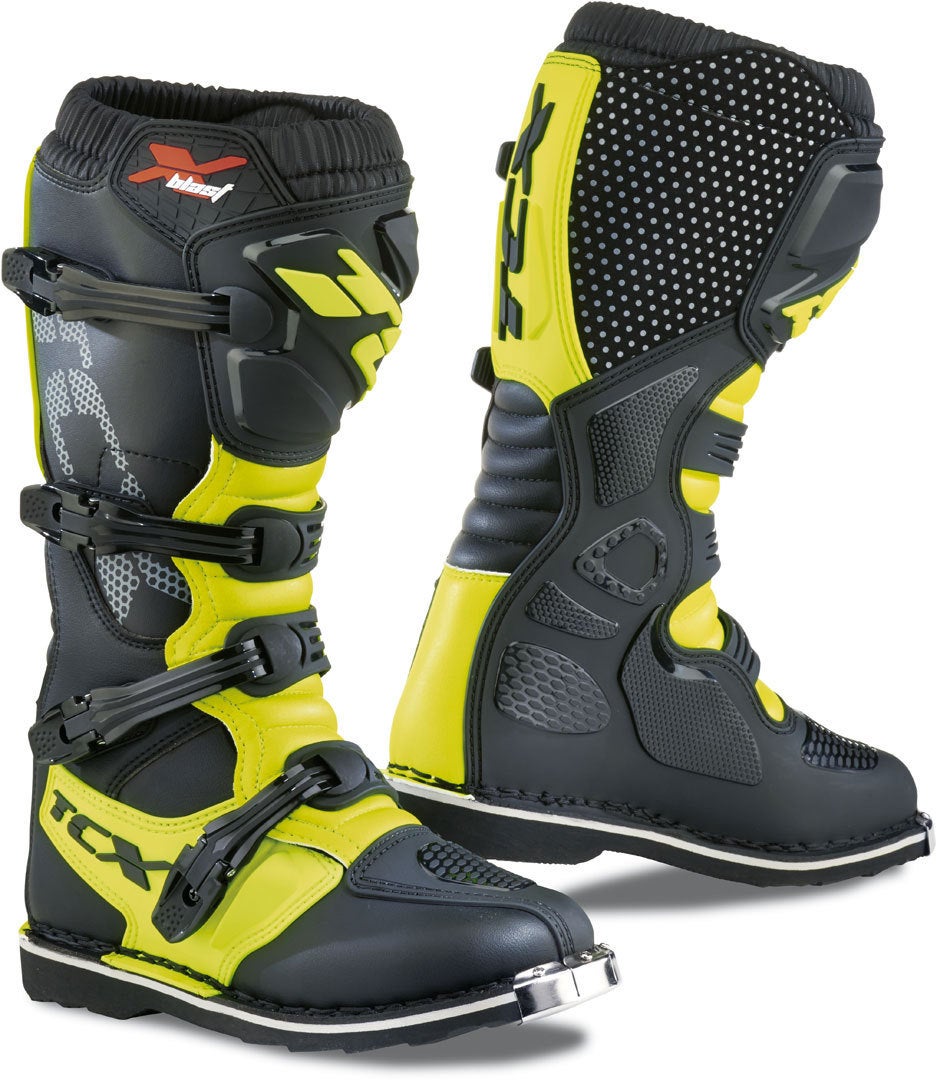 TCX X-Blast Bottes Motocross noir/jaune néon 47 Figure 1