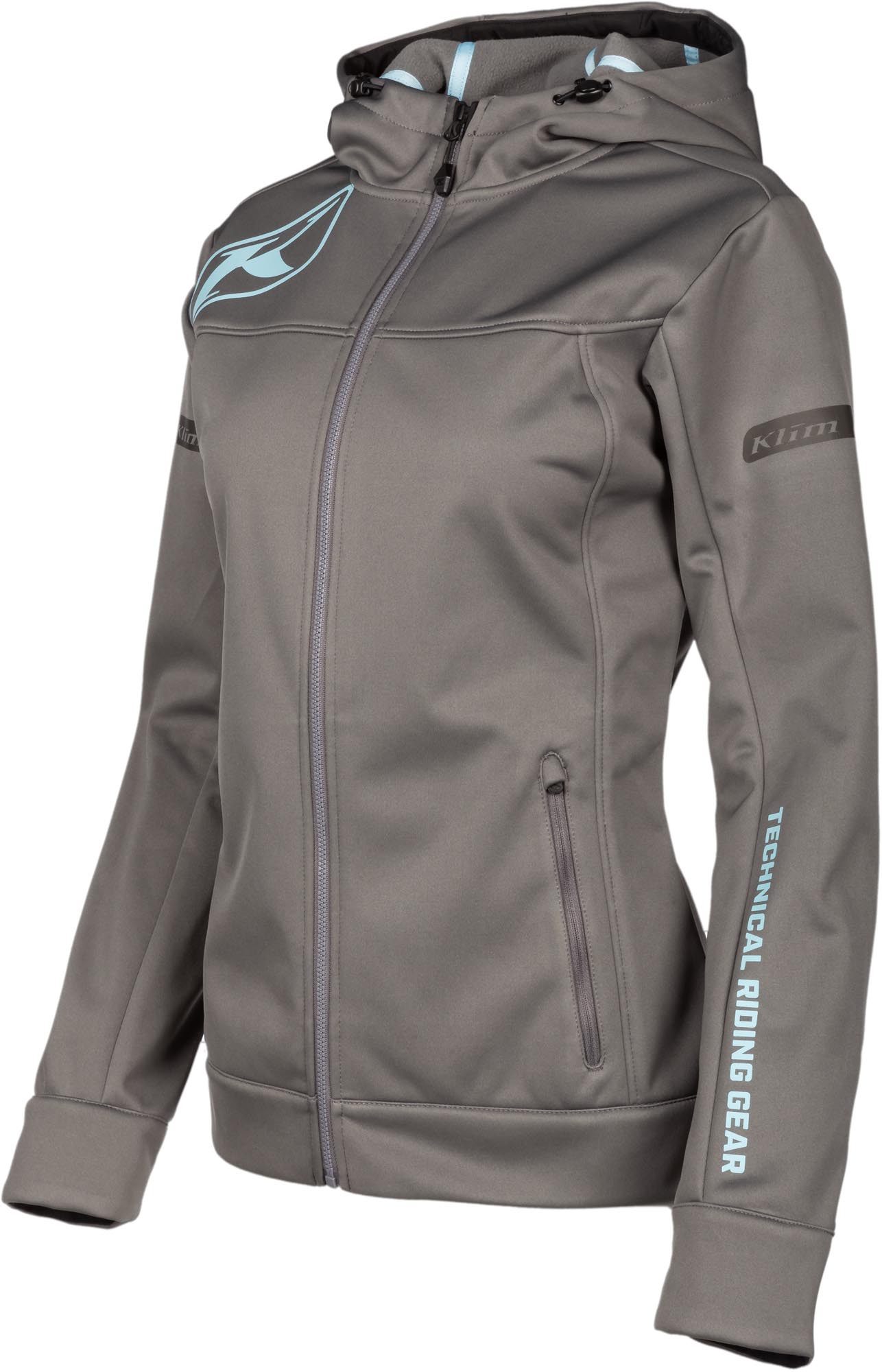 Klim Evolution Damen Zip Hoodie grau S Abbildung 1