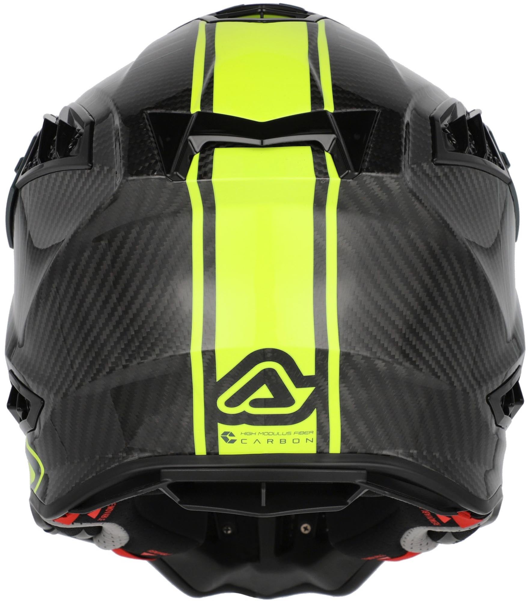 Side view of Acerbis Airstrike-C Graphic Carbon Motocross Helmet