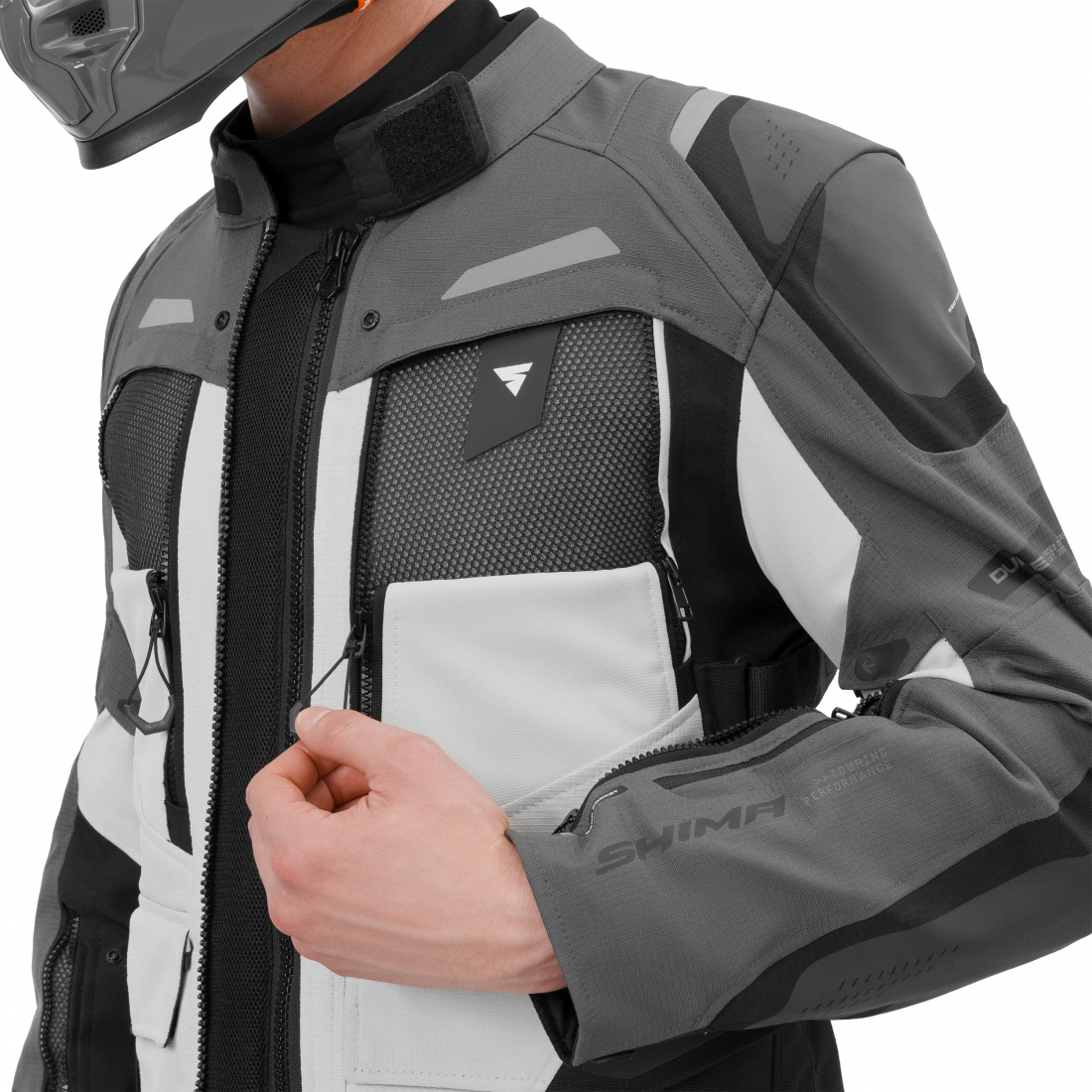 SHIMA Dune 2.0 Motorcycle Textile Jacket grey L Figure 15
