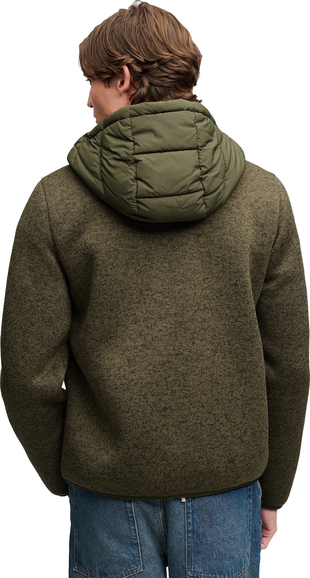 Superdry & Co ハイブリッドカーディガン グリーン/カーキ S 図6