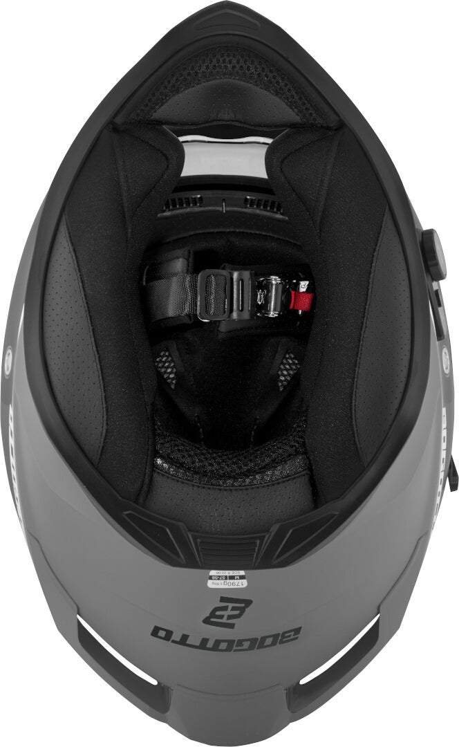 Bogotto H153 BT SPN Bluetooth Hjelm sort mat/grå L Figur 10
