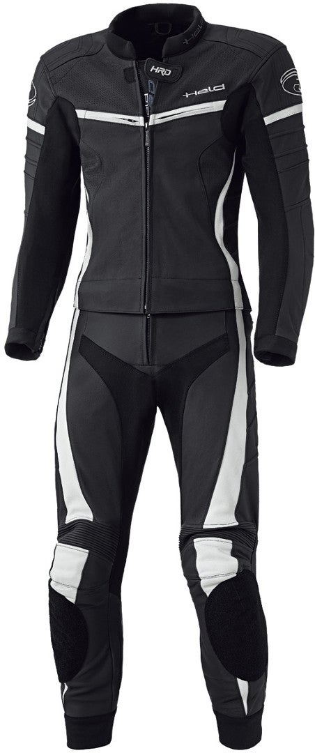 Held Spire Two Piece Ladies Motorcycle Leather Suit black/white 80 Figure 1