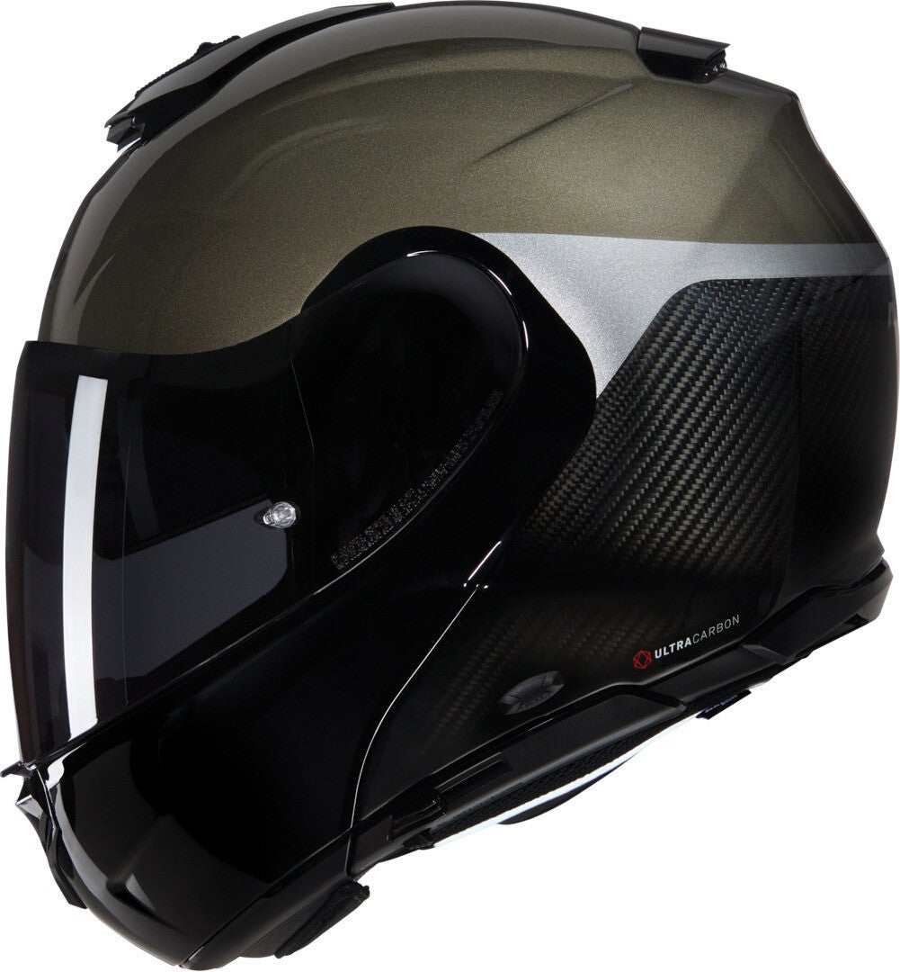 Nolan X-1005 Ultra Carbon Verniciatura Speciale N-Com Přilba šedá/černá S (56) Obrázek 2