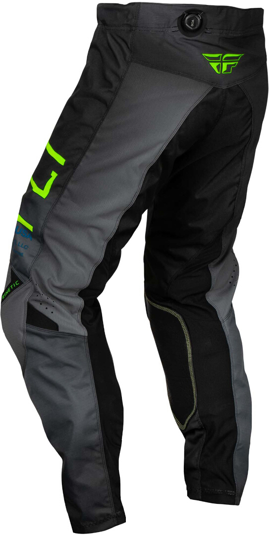 Fly Racing Kinetic Prodigy 2024 Pantaloni de motocross pentru copii Negru/Verde 20 Figura 4