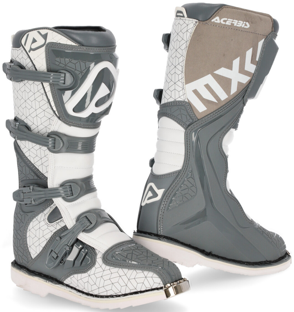 Acerbis E-Team Bottes motocross Gris/blanc 43 Figure 1