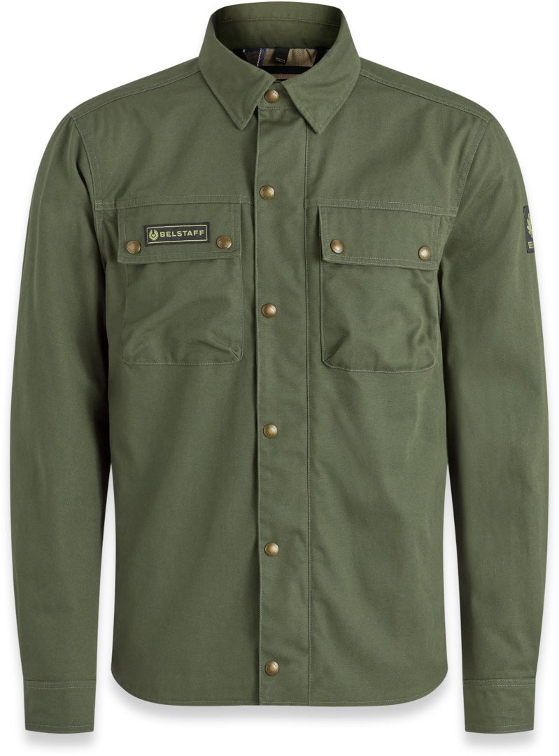 Belstaff Mansion Camicia motocicli Verde 3XL Figura 1