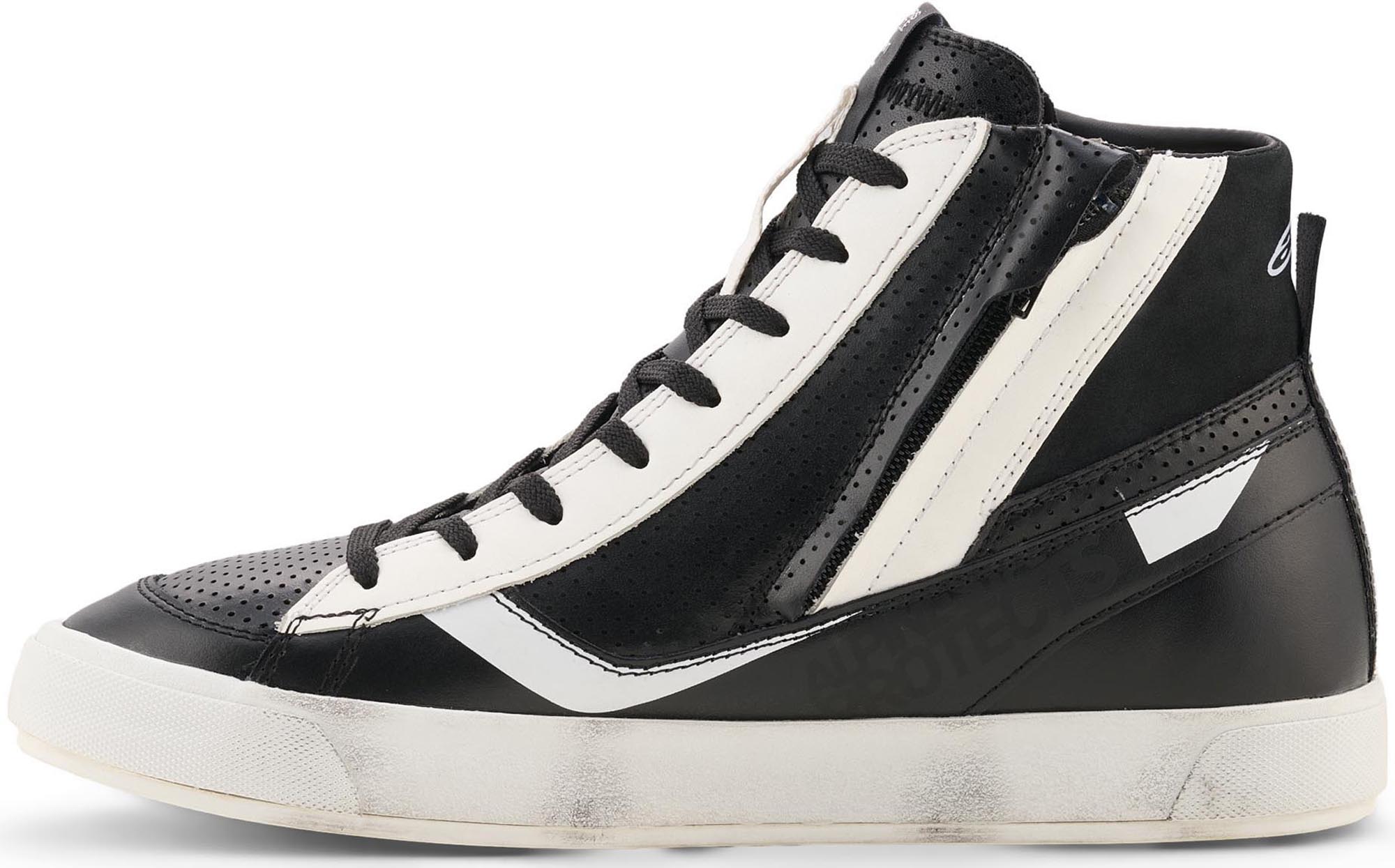 Alpinestars Stated Flair Motorcykelsko Sort/hvid 8 Figur 3
