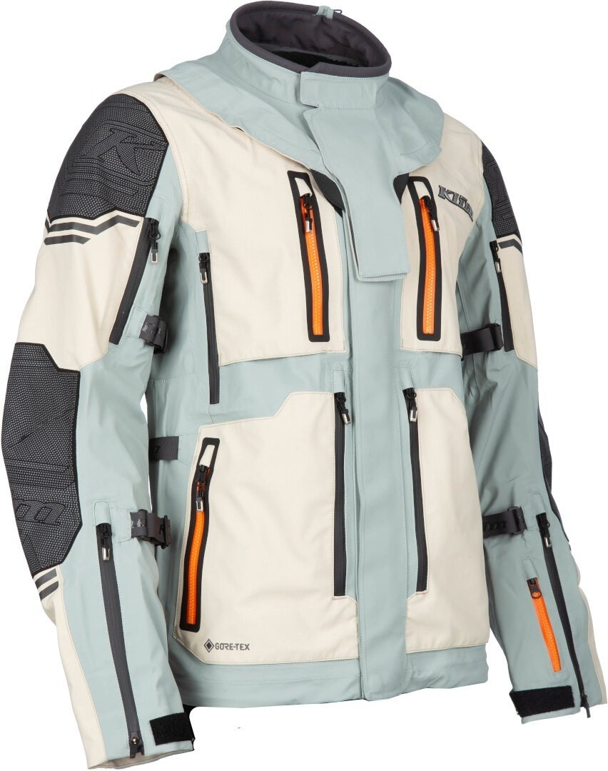 Klim Adventure Rally Gore-Tex Enduro Motorrad Textiljacke grau/mint/orange L Abbildung 3