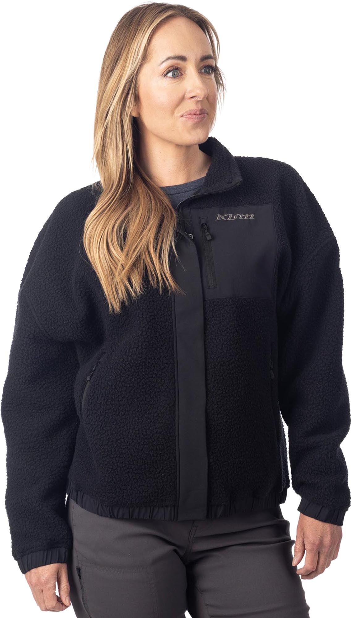 Klim Sira High Pile Dámská fleecová bunda černá 2XL Obrázek 1