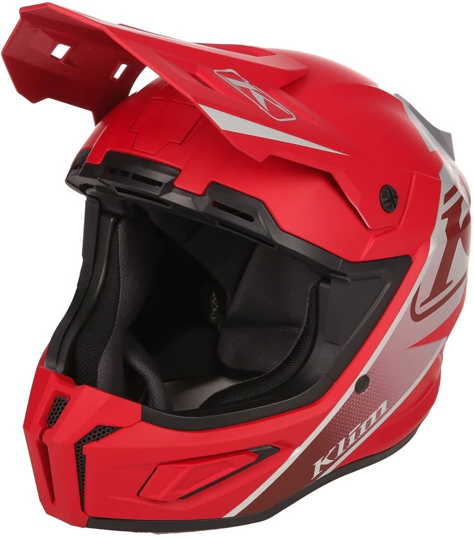 Klim T1 Freeride Snowmobil Helmet red matt/grey matt XXL (62/63) Figure 1