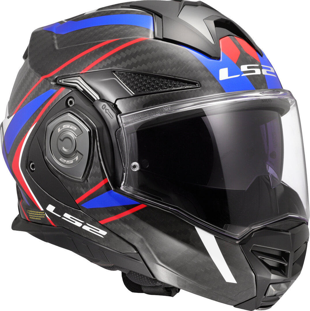 LS2 FF901 Advant X Carbon Future II Шлем белый/синий/красный М (57/58) Рисунок 7