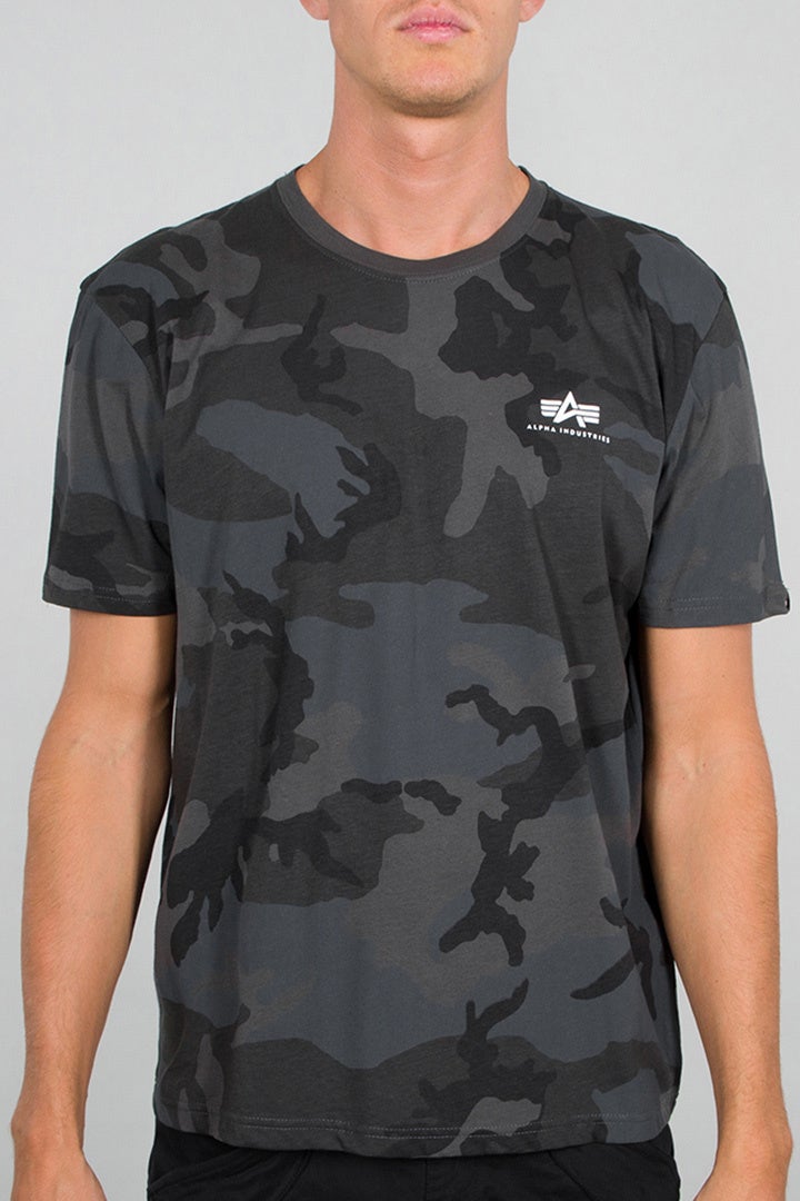 Alpha Industries Basic T Small Logo Tričko Temné maskování XXL Obrázek 1