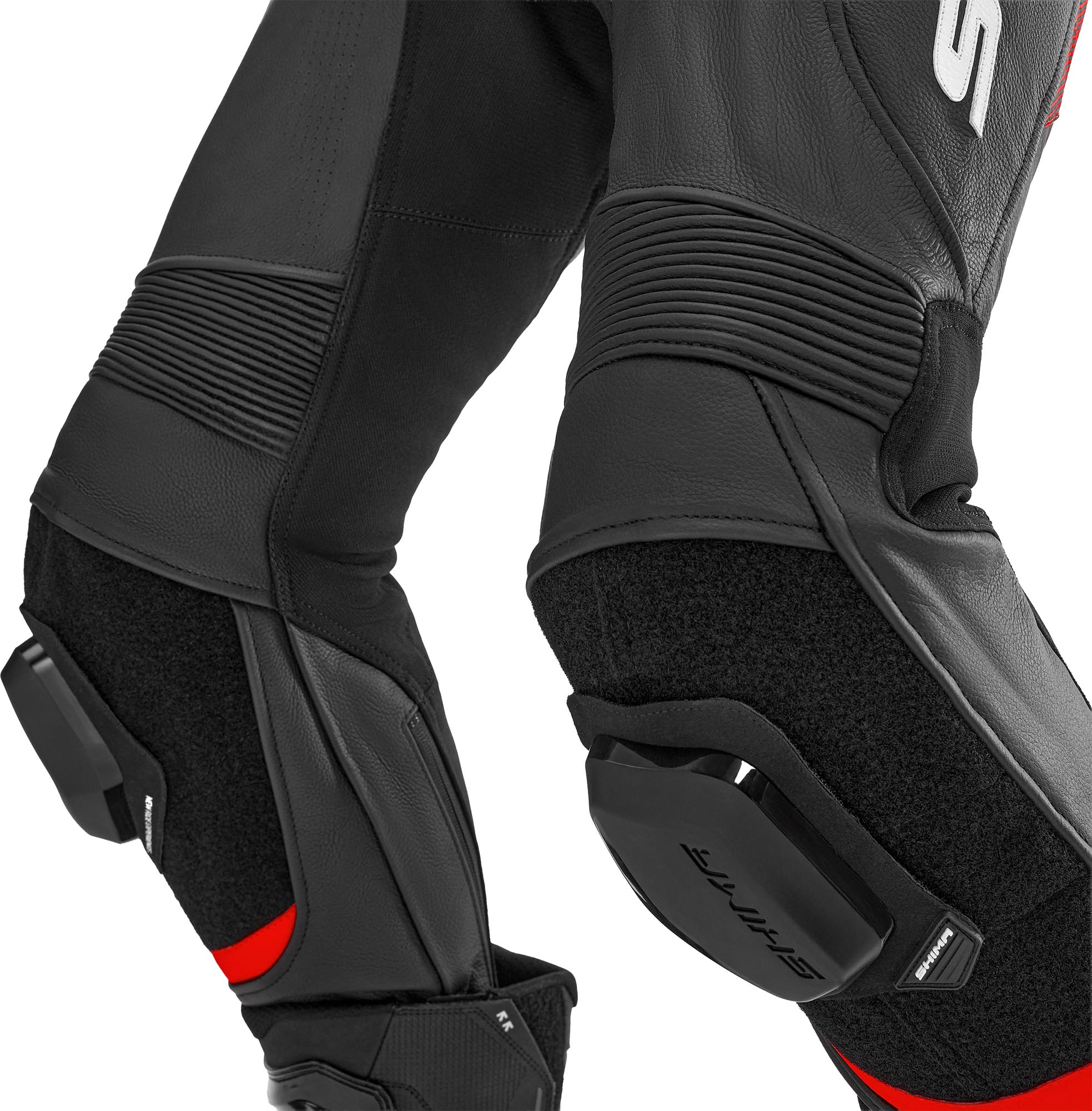 SHIMA STR 2.0 Motorrad Lederhose schwarz/rot/fluo-dunkelrot 48 Abbildung 7