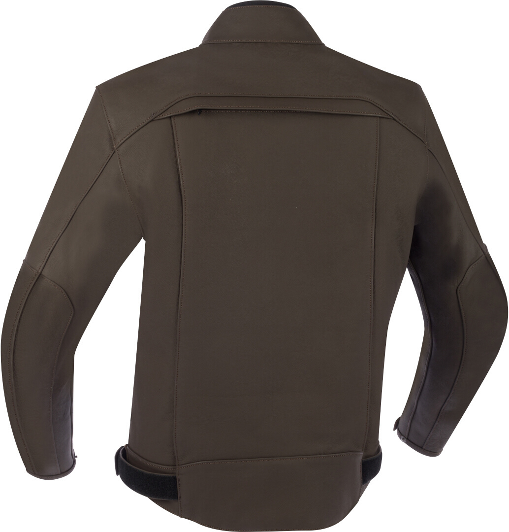 Bering Derby Motorcycle Leather Jacket brown L Figure 6
