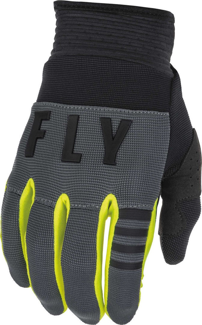Fly Racing F-16 Motocross handsker grå/gul 8 (S) Figur 1