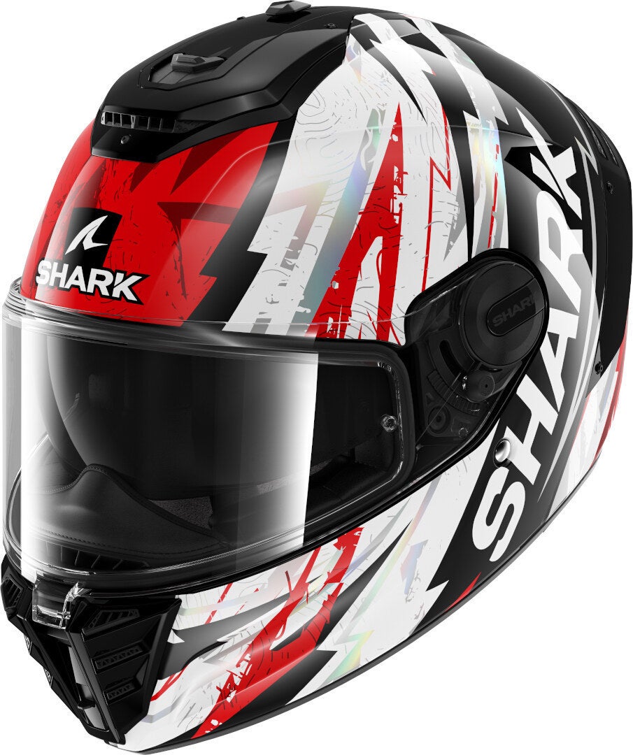 Shark Spartan RS Hibolt Casque Noir/Blanc/Rouge S (55/56) Figure 1