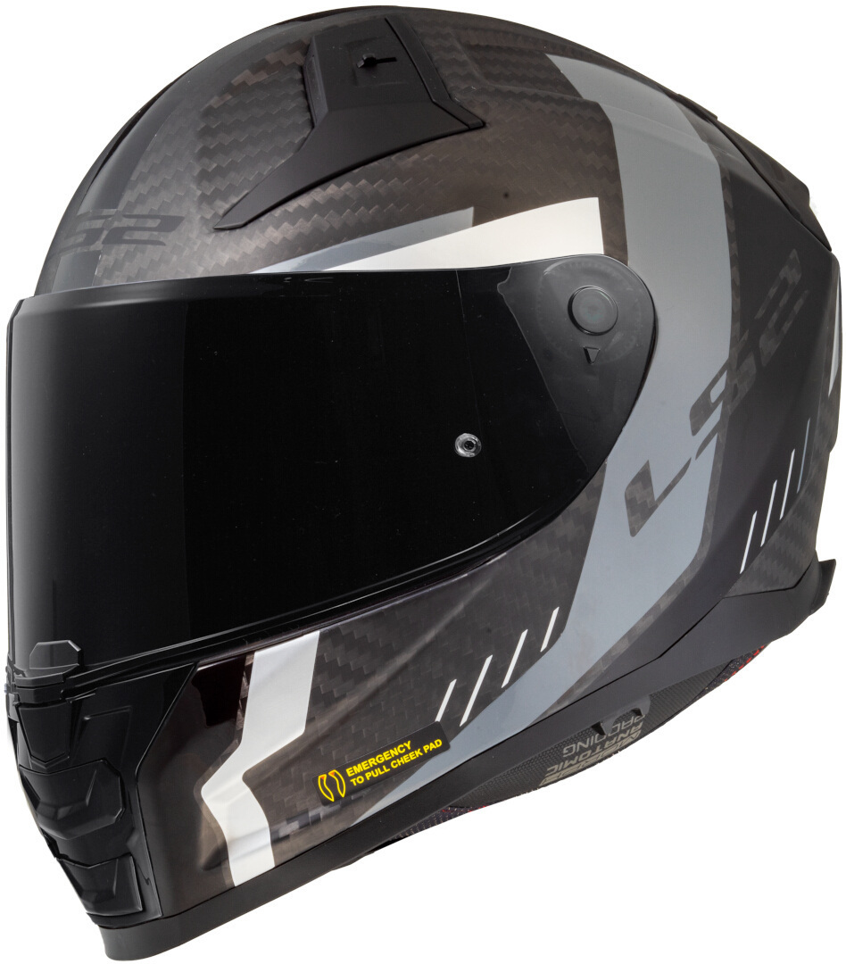 LS2 FF811 Vector II Carbon Grid Helm carbon matt M (57/58) Abbildung 1