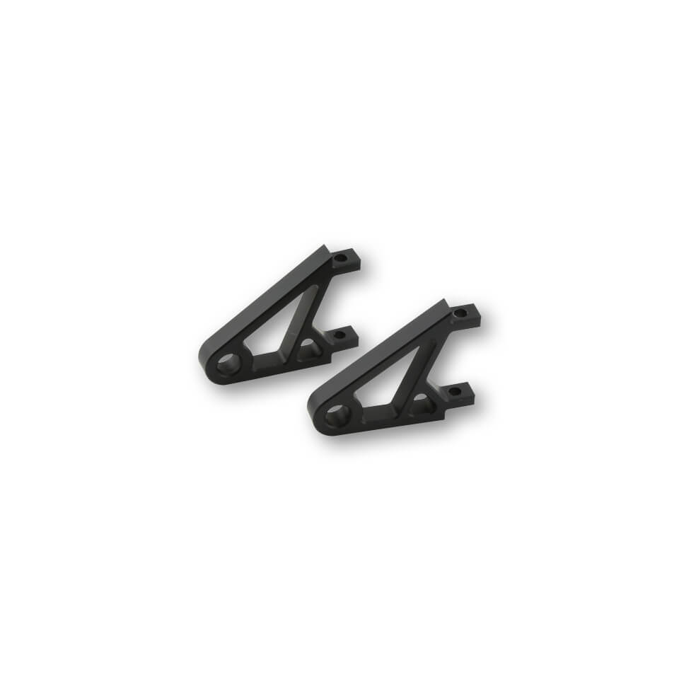 HIGHSIDER CNC Alu Lampenhalter svart Extra kort Figur 2
