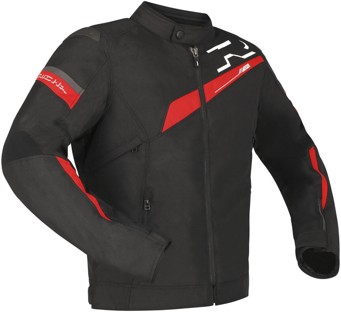 Richa Gotham 3 WP waterproof Motorcycle Textile Jacket black/red XXL Figure 1