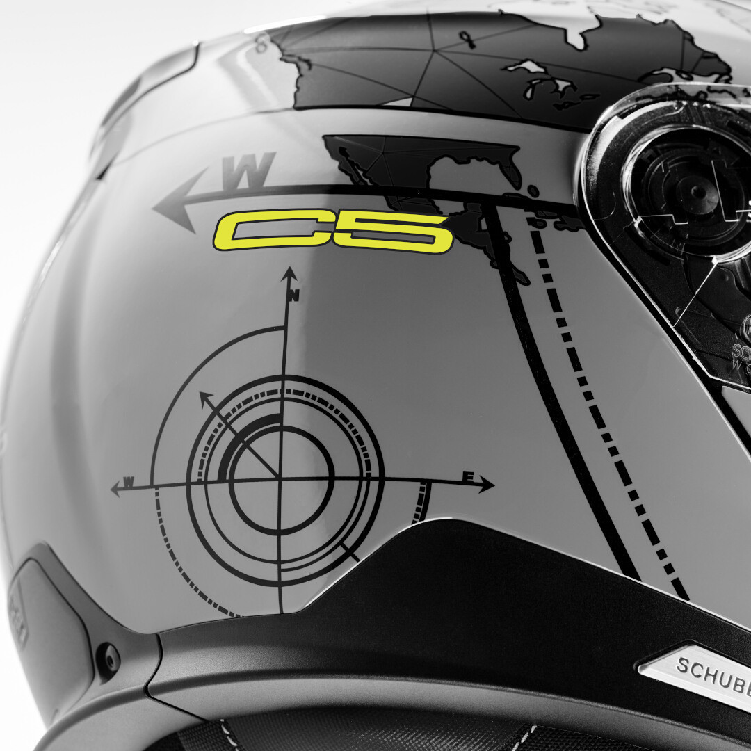 Schuberth C5 Globe Capacete cinza M (57) Figura 6