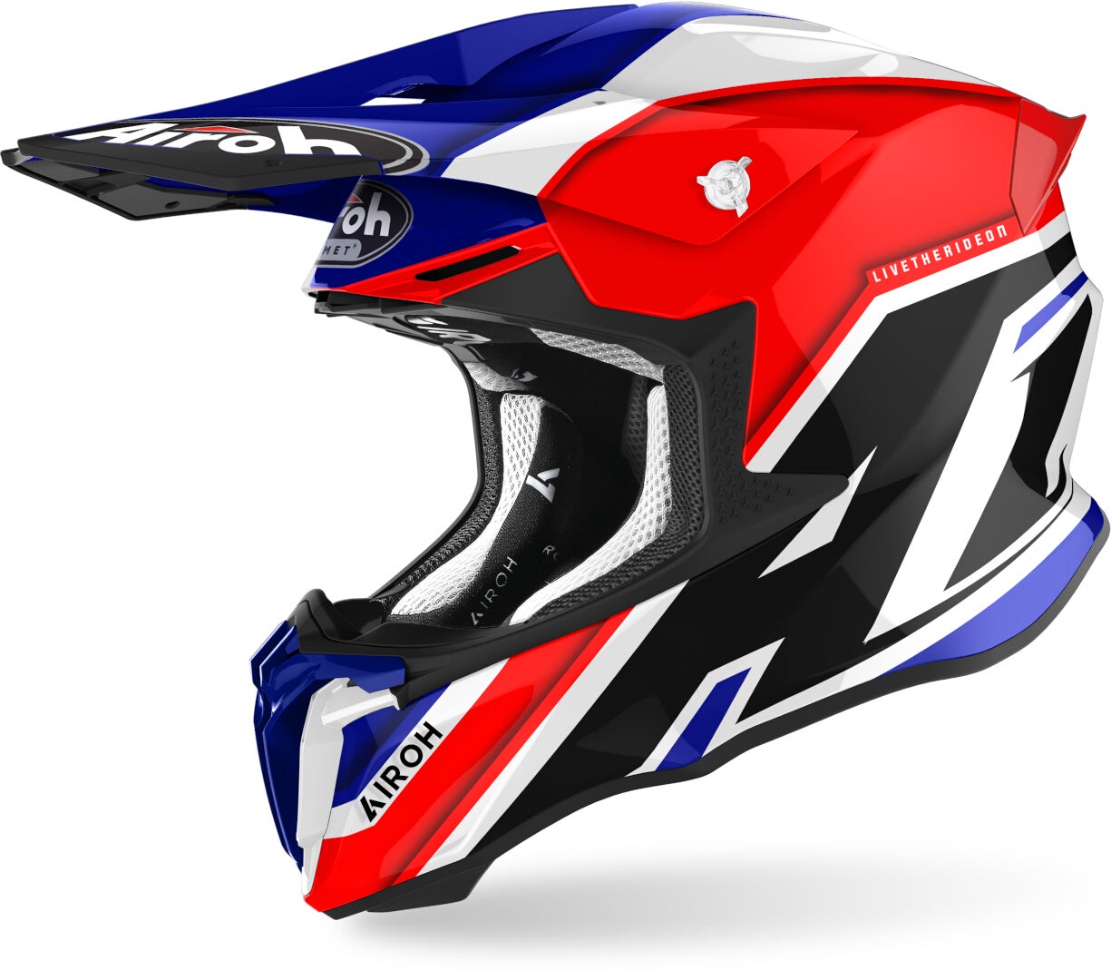 Airoh Twist 2.0 Shaken Motocross Helmet blue M (57/58) Figure 1