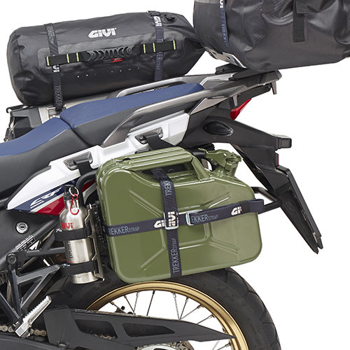 GIVI Thermo Trinkflasche aus Edelstahl BPA frei mit Karabinerhaken eloxiertem Aluminium BPA frei Figura 1