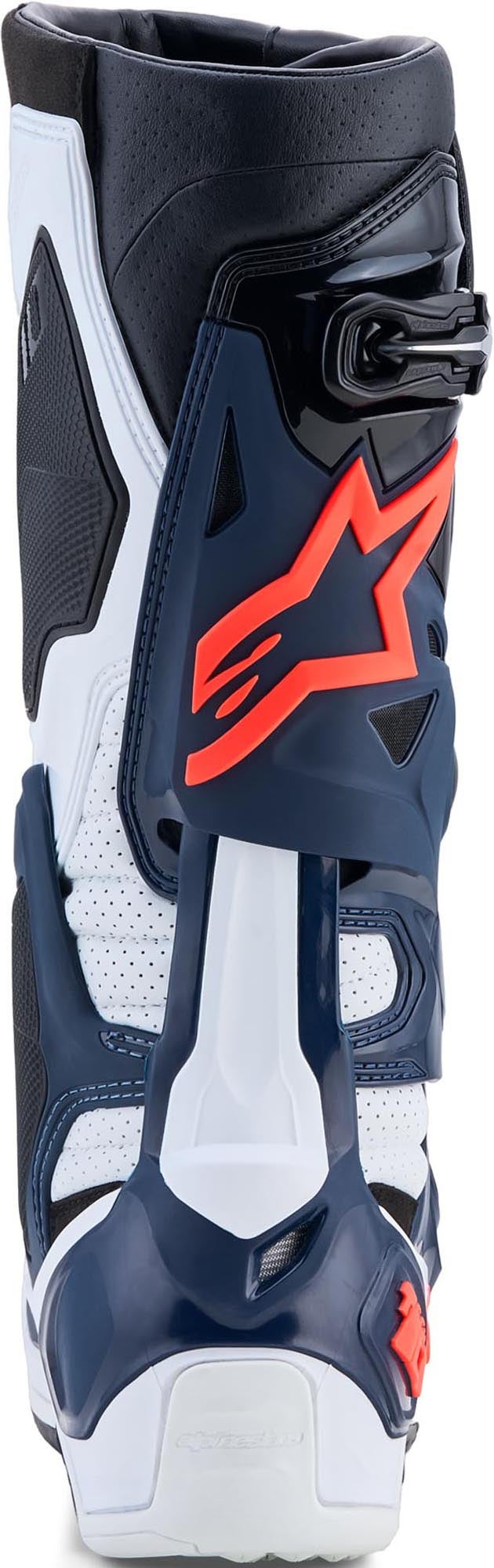 Alpinestars Tech 10 Supervented Motocross bakancsok fekete/fehér/fuksia 12 (47) 4. ábra