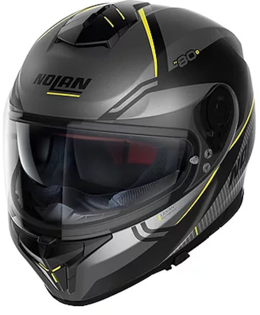 Nolan N80-8 Astute N-Com Helm grau/gelb L (60/61) Abbildung 1