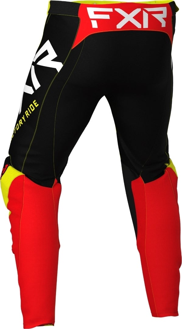 FXR Helium MX Gear Motocross bukser sort/gul/rød 32 Figur 2