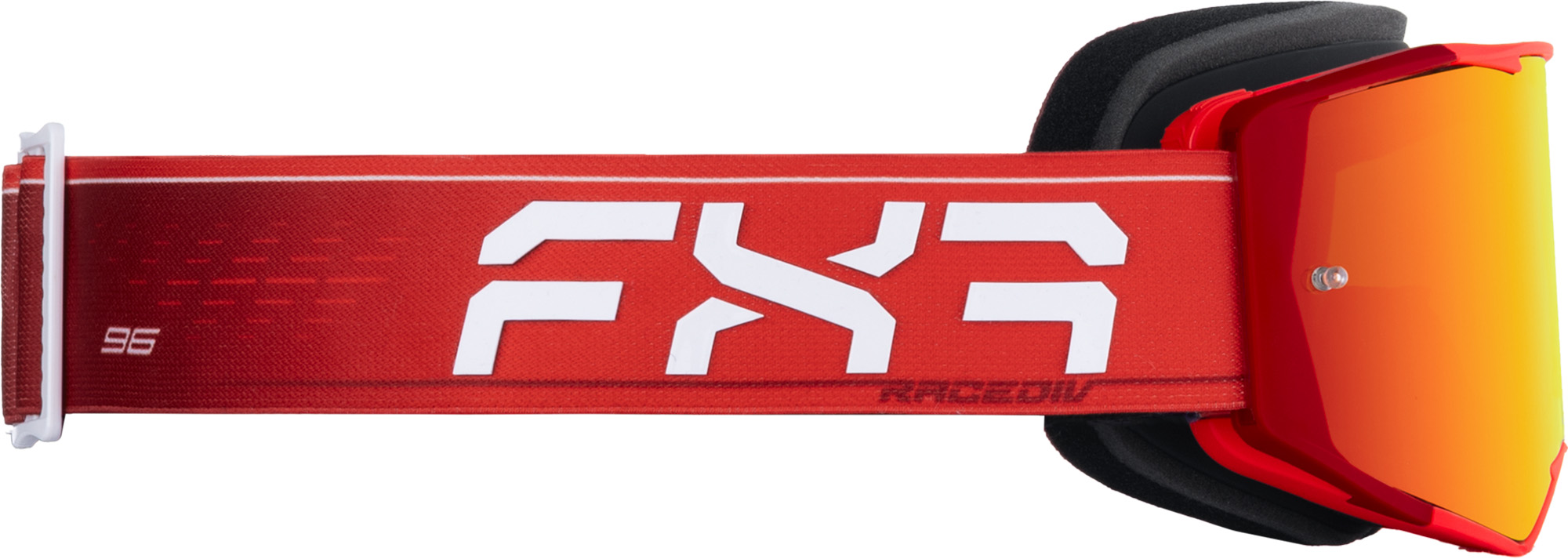 FXR Factory Ride Logo Ochelari de motocross Roșu/Alb Figura 3